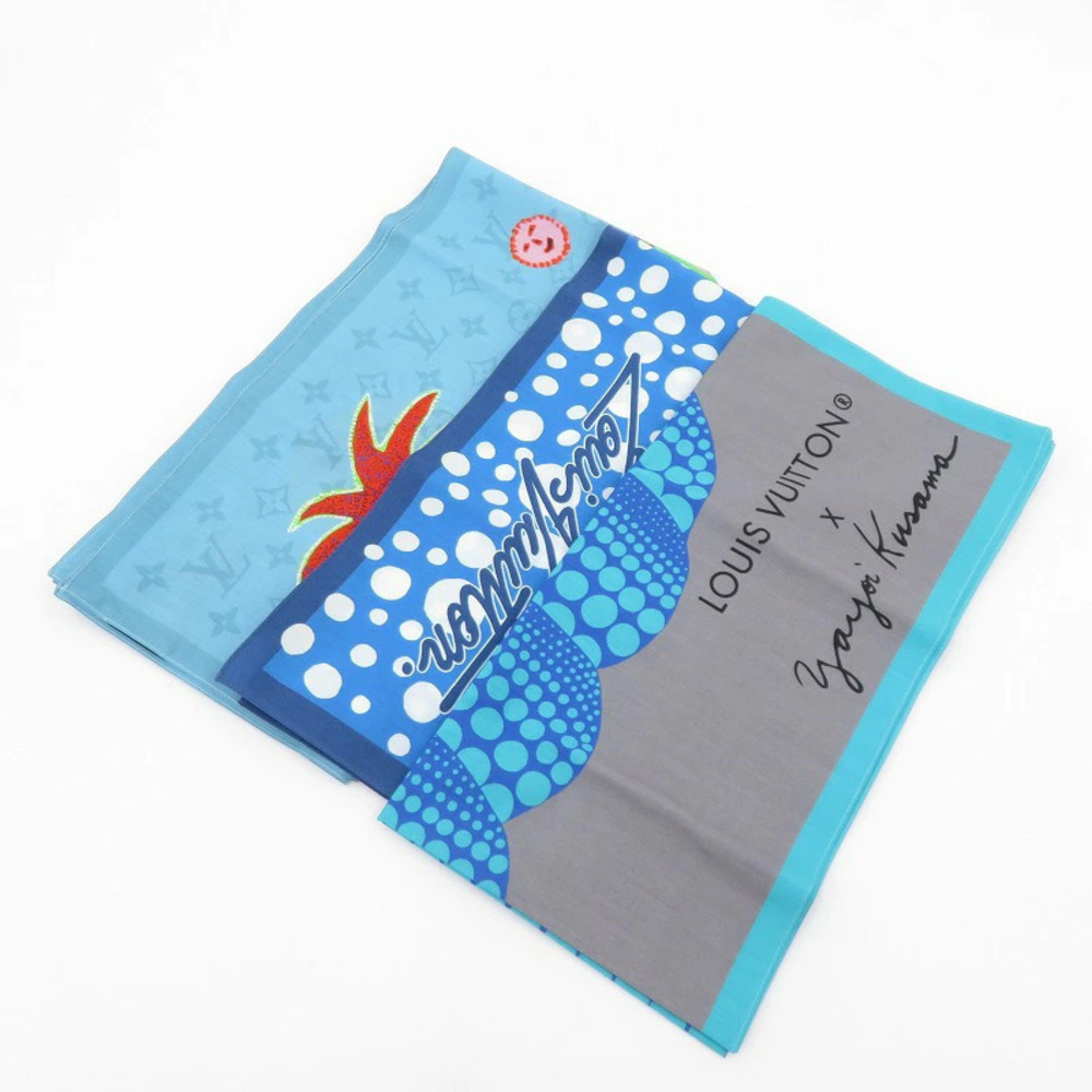 LOUIS VUITTON LV YK Set of Three Bandana Handkerchief Multicolor